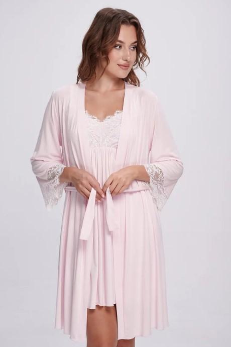 Shato Халат жін 2708/1light pink колір