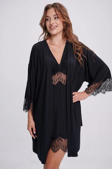 Shato Халат жін 2710/1 black