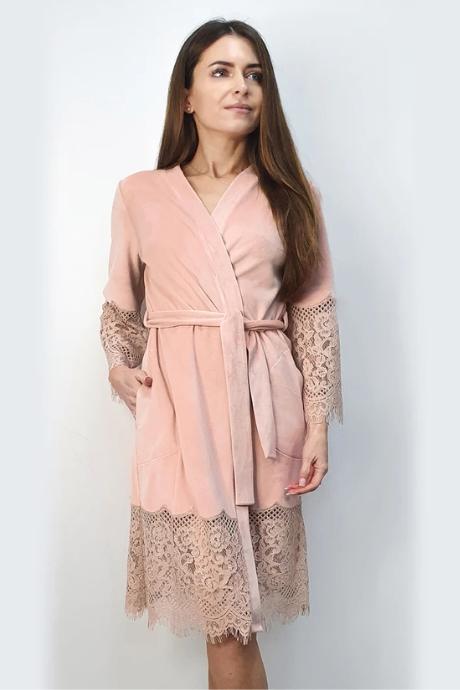 Shato Халат жін 2725 light pudra колір