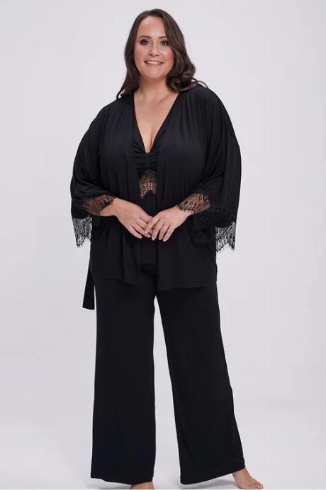 Shato Піжама жін 2711 black колір