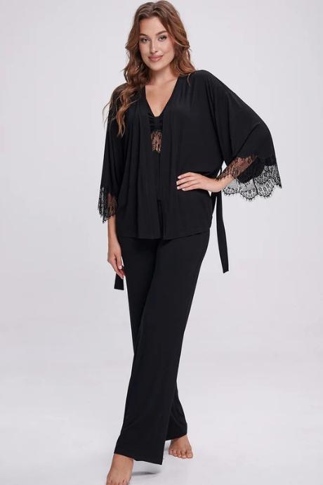Shato Піжама жін 2711 black колір