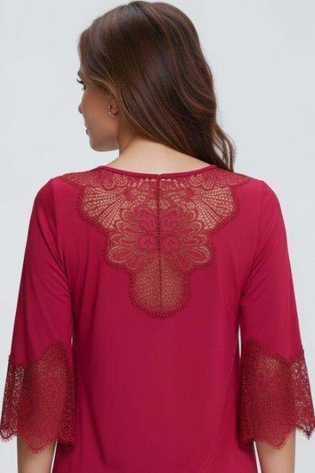 Shato Сорочка жін 2709 bordo